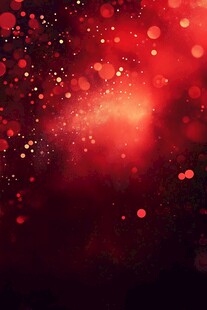 红色梦幻光斑背景图