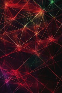炫彩线条几何抽象背景图