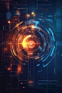 科技感未来感的虚拟界面元素