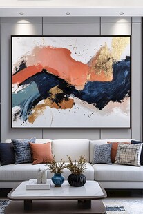 现代客厅抽象艺术挂画装饰