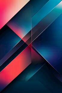 炫彩几何线条抽象背景图