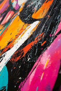 多彩抽象涂鸦艺术纹理