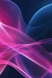 梦幻炫彩流动线条背景