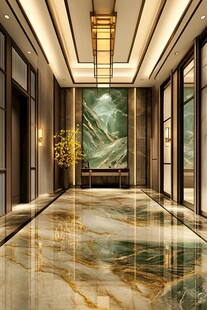 奢华大气的中式风格门厅