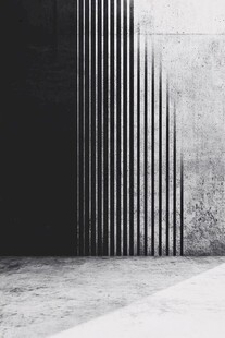 极简黑白建筑墙面纹理