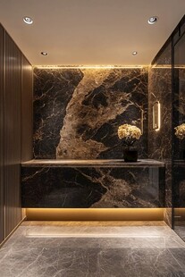 奢华大理石玄关装饰设计