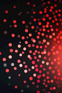 红色点状渐变背景图
