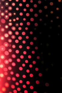 红色波点渐变梦幻背景图