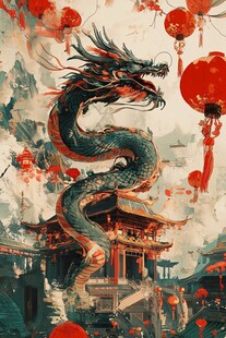 祥龙贺岁闹新春