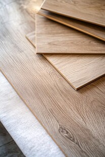 木纹地板样品展示