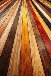 多彩拼接木地板纹理特写