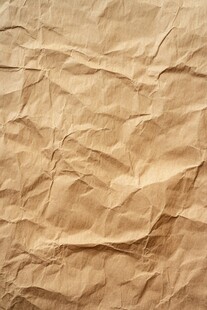 皱巴巴的牛皮纸纹理背景