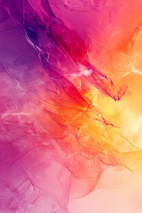 梦幻绚丽色彩抽象艺术图