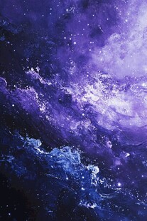梦幻星空宇宙奇幻图景