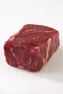 新鲜生牛肉块特写