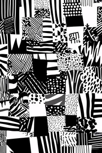 黑白几何抽象图案纹理