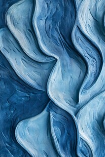 蓝色抽象纹理艺术图案