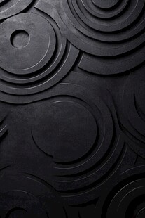 黑色环形纹理背景图案