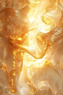 金色流动炫彩液体纹理