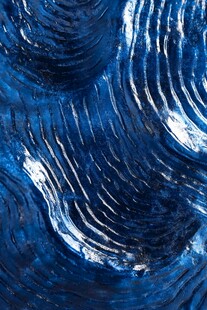 蓝色波纹抽象纹理背景