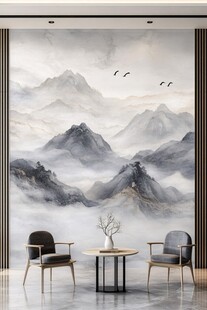 中式山水风客厅雅致一角