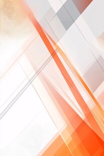 橙色几何线条抽象背景图
