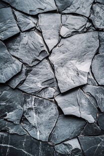 黑色碎石板墙面纹理