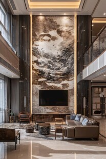 奢华新中式客厅大气空间