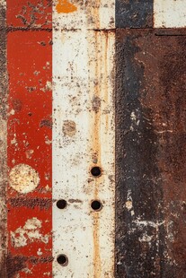 斑驳锈蚀的金属板纹理