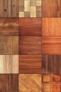 多样木纹地板纹理展示