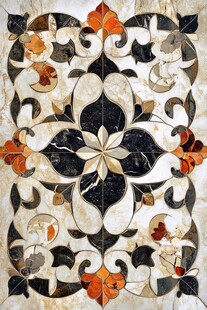 精美大理石拼花瓷砖图案