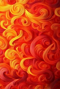 绚丽火焰旋涡纹理图案