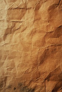 复古皱巴巴的牛皮纸纹理