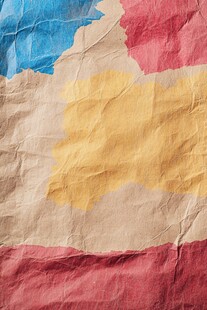 褶皱彩色纸张纹理背景