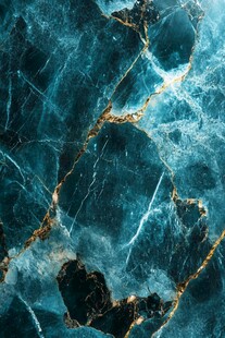 蓝金大理石纹理背景图