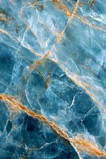 蓝金大理石纹理图案