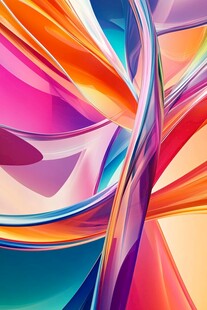 绚丽多彩流体艺术图案