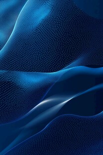 蓝色动感科技波浪背景图