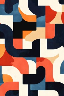 几何抽象图案艺术设计