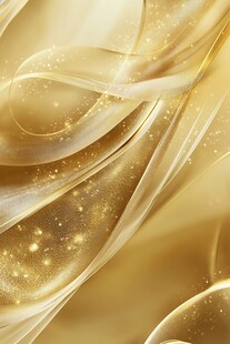 金色流光溢彩梦幻背景图