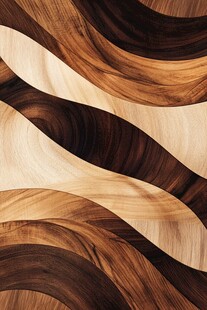 木纹波浪纹理艺术图案
