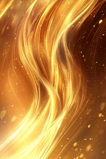 金色流光溢彩动感背景图