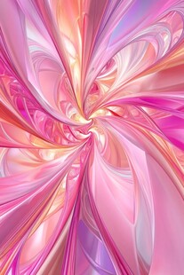 梦幻绚丽流体渐变抽象图案