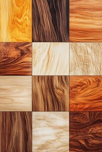 多样木纹纹理展示图