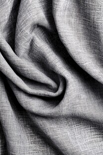 灰色亚麻布料纹理特写