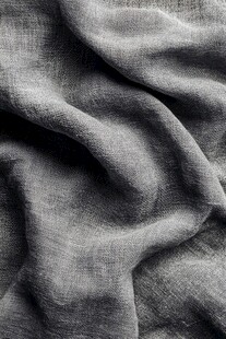 灰色褶皱布料纹理特写