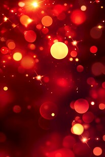 红色光斑梦幻背景图