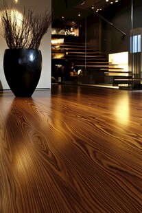 时尚木质地板与室内装饰