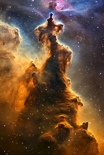 梦幻星云下的宇宙奇景