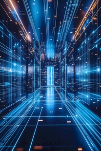 科技感未来通道数字空间